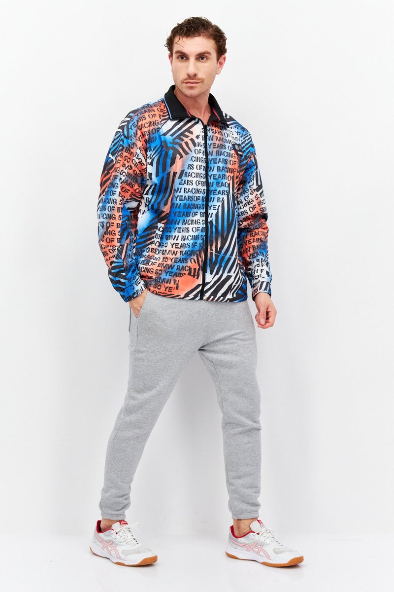 PUMA سترة تدريب للياقة البدنية للرجال، مجموعة سوداء/زرقاء - Image 2